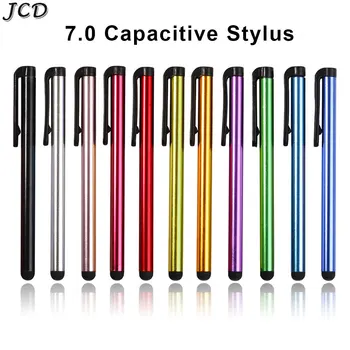 JCD 10PCS Universal 7.0 talpinis rašiklis, skirtas Android telefonams iPhone iPad Tablet PC Metal Touch Pencil nešiojami jutikliniai rašikliai