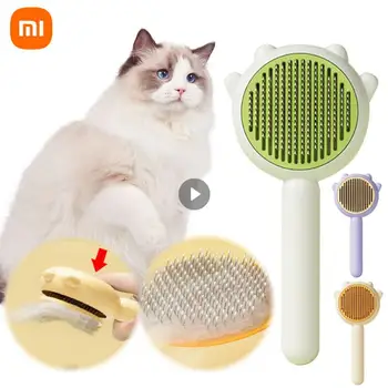 Xiaomi 1/2Vnt Pet plaukų šalinimas šepetys Grooming Šukos Savaime išsivalantis šuo Slicker šepetys Masažiniai dantys Šunys Katės Naminių gyvūnėlių priežiūros reikmenys